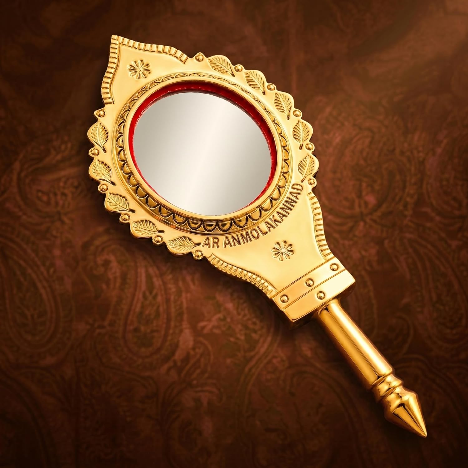 Aranmula Kannadi — handcrafted traditional Kerala metal mirror GI tagged from Pathanamthitta near Sabarimala