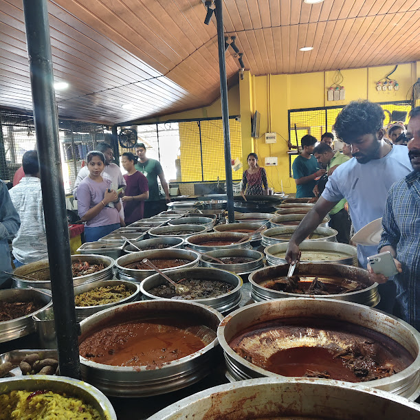 Dishes at Attumukham Toddy Shop, Alappuzha