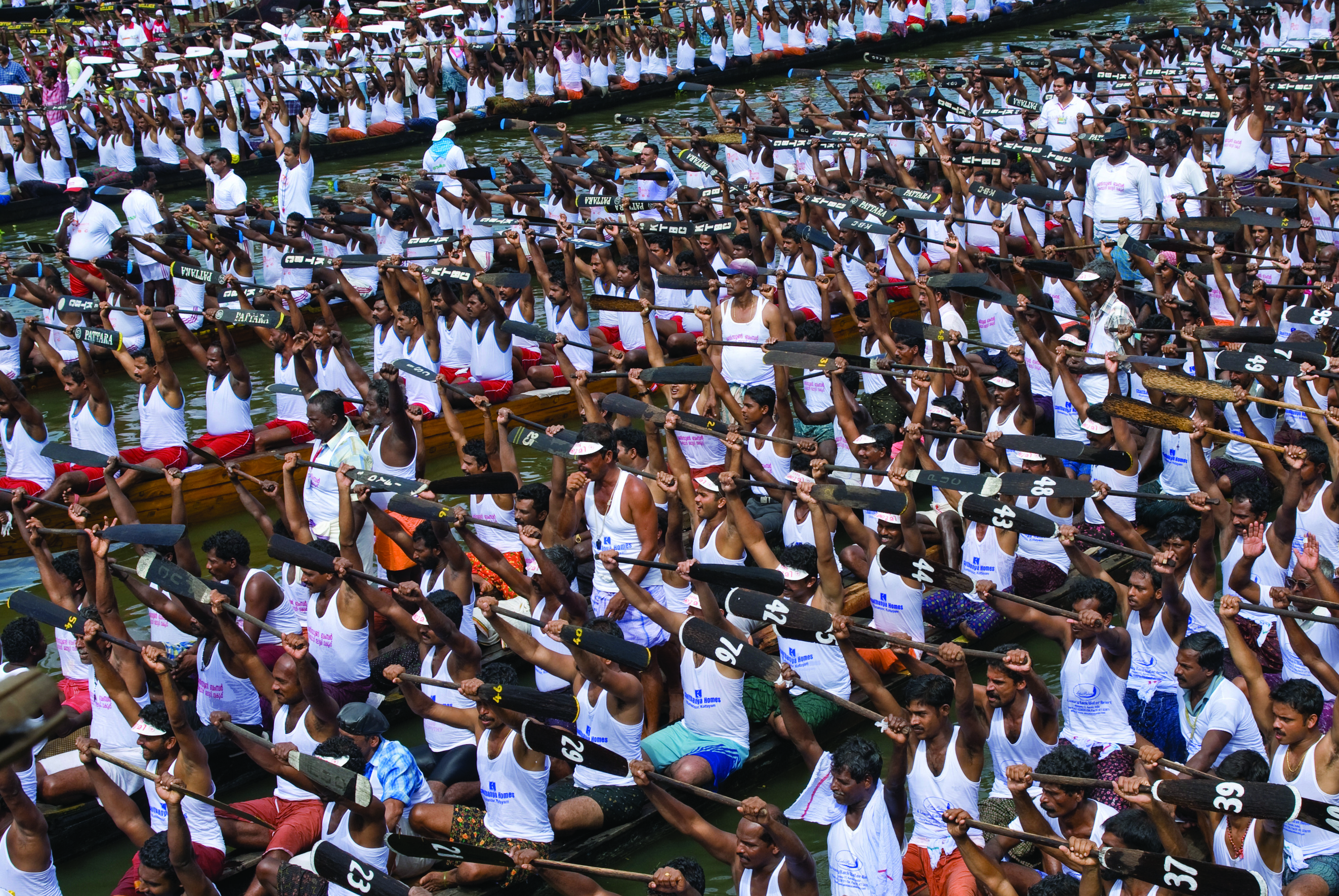 Champakkulam Boat Race Snake Boats on Pamba River