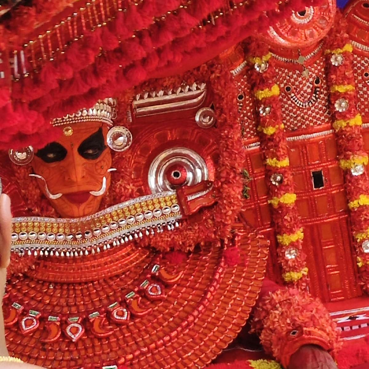 Theyyam ritual performance Kannur Kerala -- the ancient trance deity ritual that is the most powerful living cultural tradition of the Malabar Coast North Kerala
